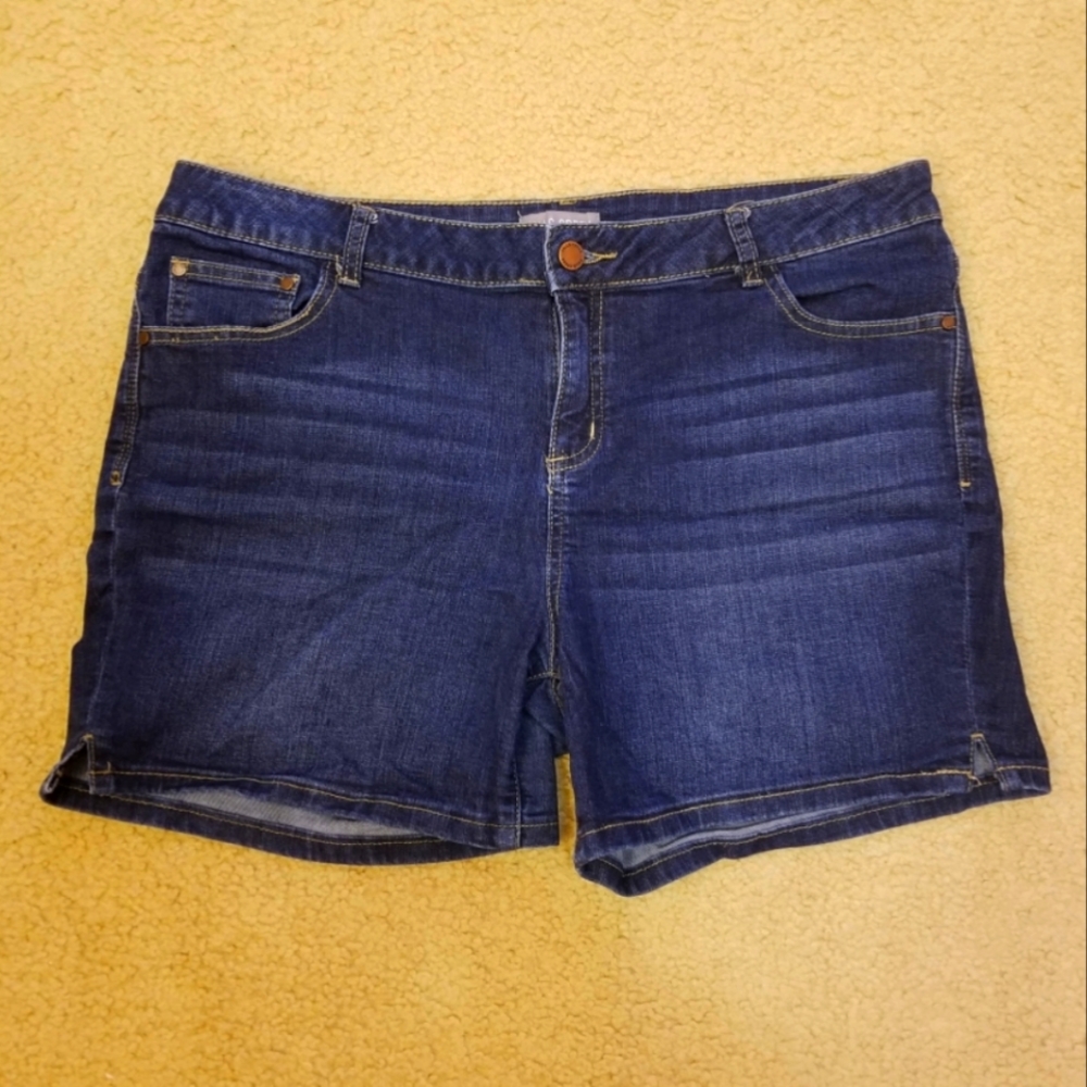 Dark Wash Jean Shorts